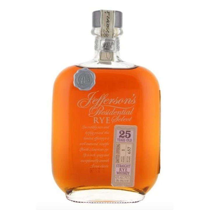 Jefferson's Presidential Select 25 Year Rye Batch 1 - 750ml