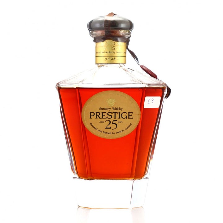 Suntory Prestige 25 Year Old Blended Whisky Kagami Crystal Decanter - 700ml
