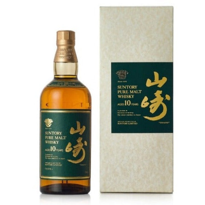 Vintage Yamazaki 10 Year Old "Green Label" Flower Crest - 700ml