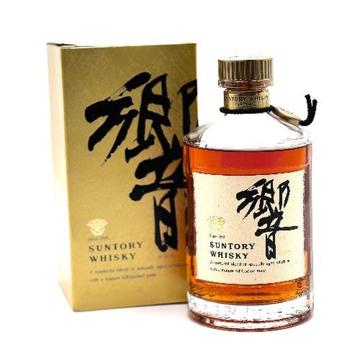 Vintage Hibiki NAS Flower Crest 2nd Release 1991 Gold Box - 750ml