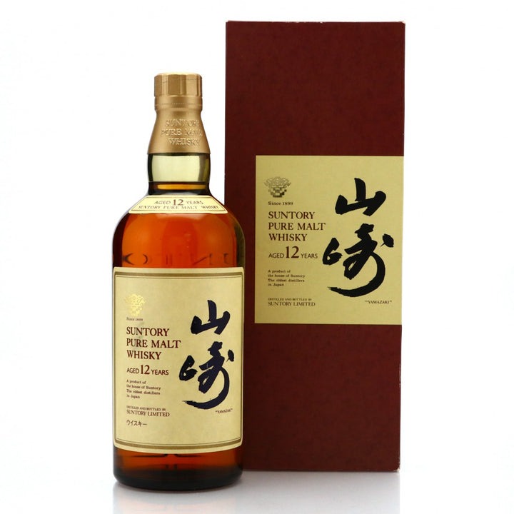 Vintage Yamazaki Pure Malt 12 Year Old Whiskey with red box - 750ml