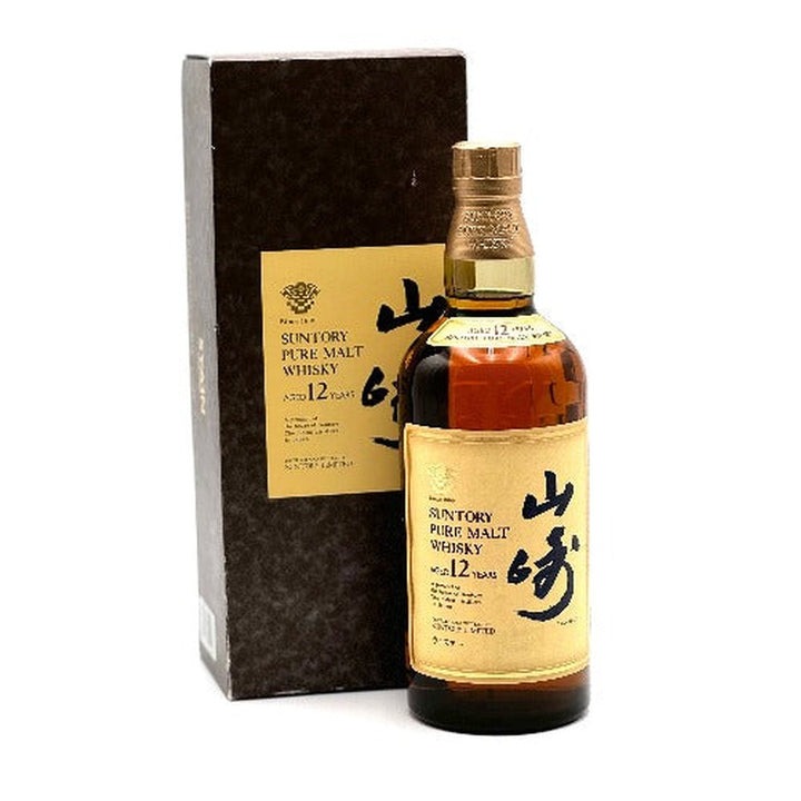 Vintage Yamazaki Pure Malt 12 Year Old Whiskey with bown box - 700ml