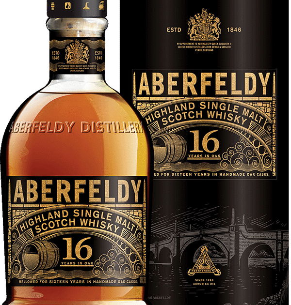 Aberfeldy 16 Year Old Highland Single Malt Scotch Whisky 70cl