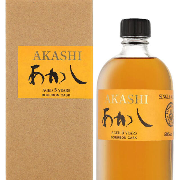 Akashi 5 Year Old Bourbon Cask Japanese Single Malt Whisky 50cl