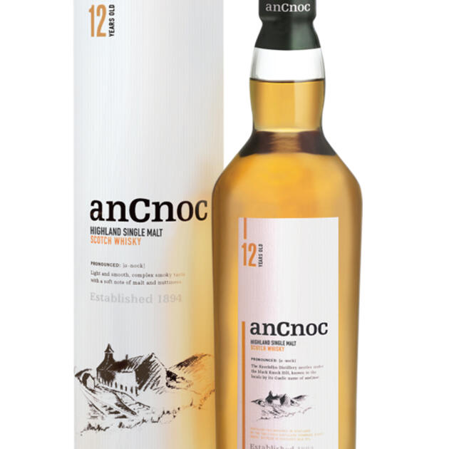 AnCnoc 12 Year Old Highland Single Malt Scotch Whisky 70cl