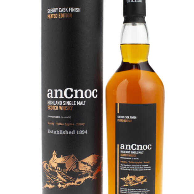AnCnoc Sherry Cask Peated Edition Highland Single Malt Scotch Whisky 70cl
