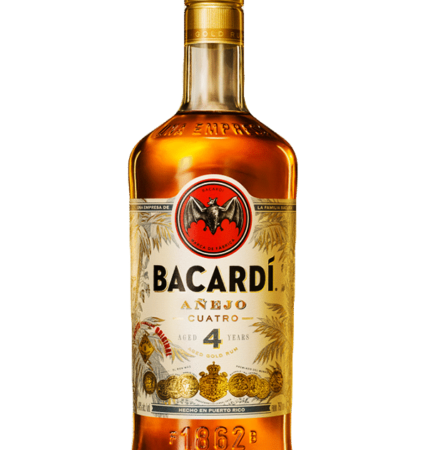 Bacardi Anejo Cuatro 4 Year Old Rum 70cl