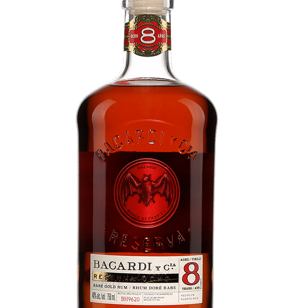 Bacardi 8 Year Old Reserva Ocho Rare Gold Rum 70cl