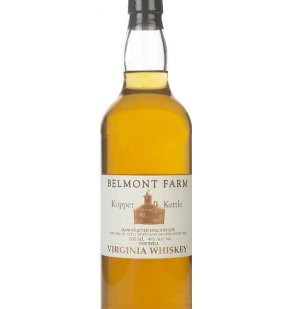 Belmont Farm Kopper Kettle Virginia Whiskey 70cl 43%