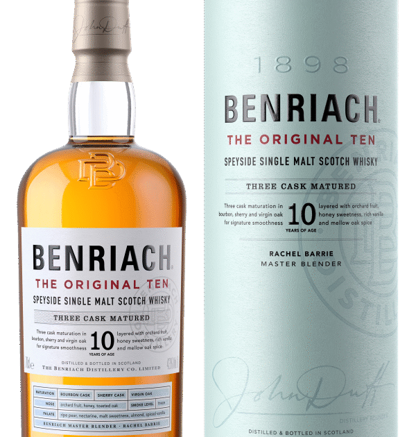 Benriach The Original 10 Year Old Speyside Single Malt Scotch Whisky 70cl