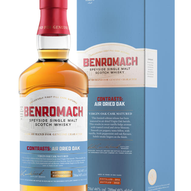 Benromach Contrasts: Air Dried Oak 10 Year Old 2012 Speyside Single Malt Scotch Whisky 70cl