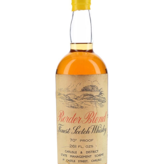 Border Blend Finest Scotch Whisky 70cl Carlisle State Management 1970’s Bottling