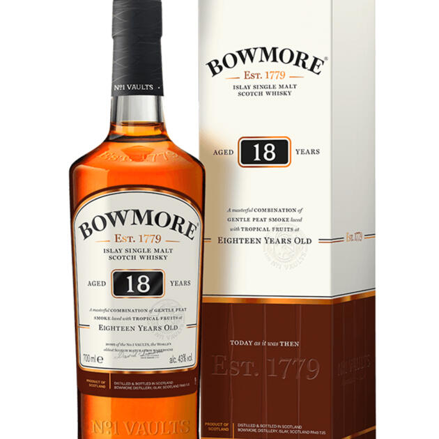 Bowmore 18 Year Old Islay Single Malt Scotch Whisky 70cl