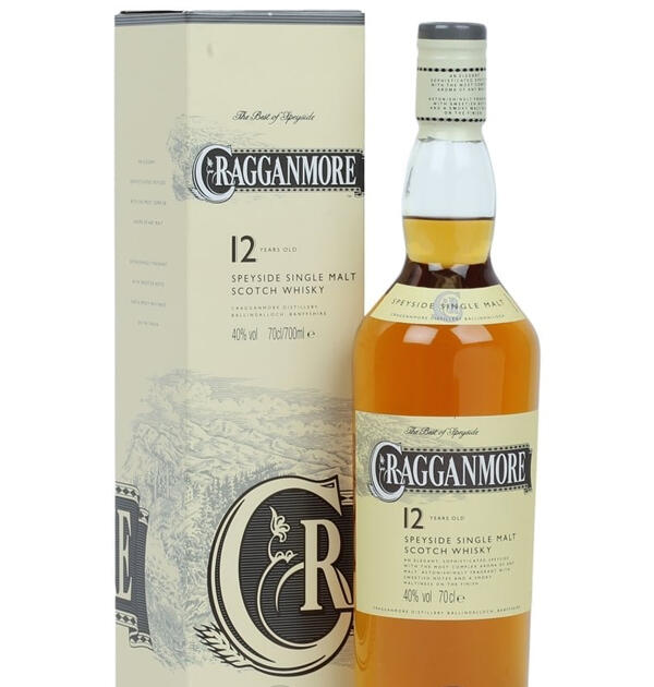 Cragganmore 12 Year Old Speyside Single Malt Scotch Whisky 70cl