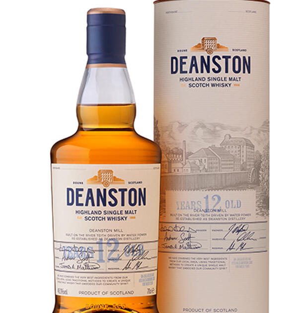 Deanston 12 Year Old Highland Single Malt Scotch Whisky 70cl