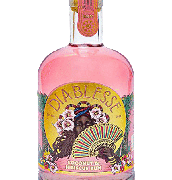 Diablesse Coconut and Hibiscus Rum 70cl