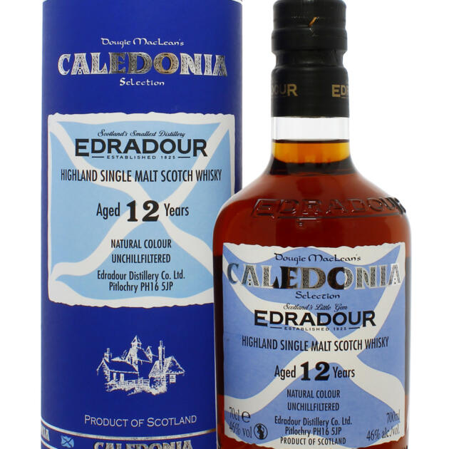 Edradour Caledonia 12 Year Old Highland Single Malt Scotch Whisky 70cl