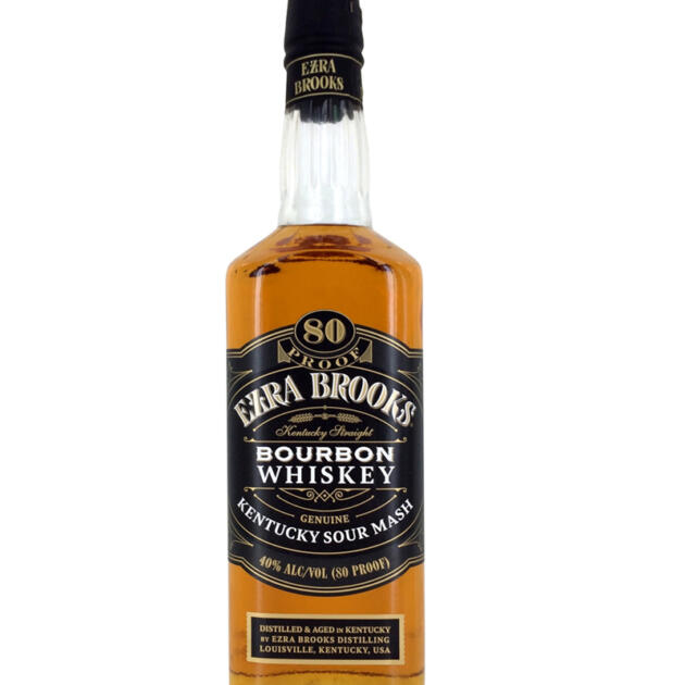Ezra Brooks Black Label Kentucky Straight Bourbon Whiskey 70cl