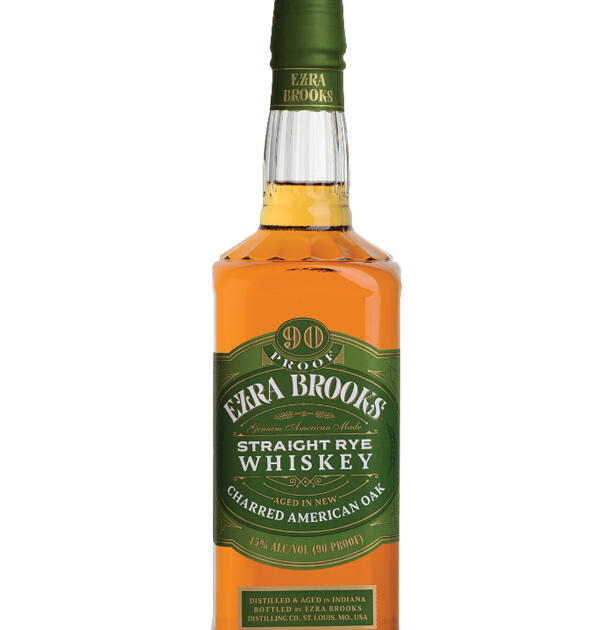 Ezra Brooks Rye 90 Proof Kentucky Straight Rye Whiskey 70cl