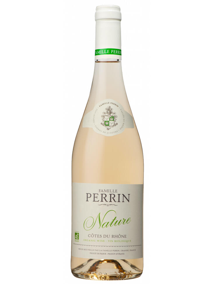 Famille Perrin Organic Côtes du Rhône Rosé 2021 Vintage 75cl