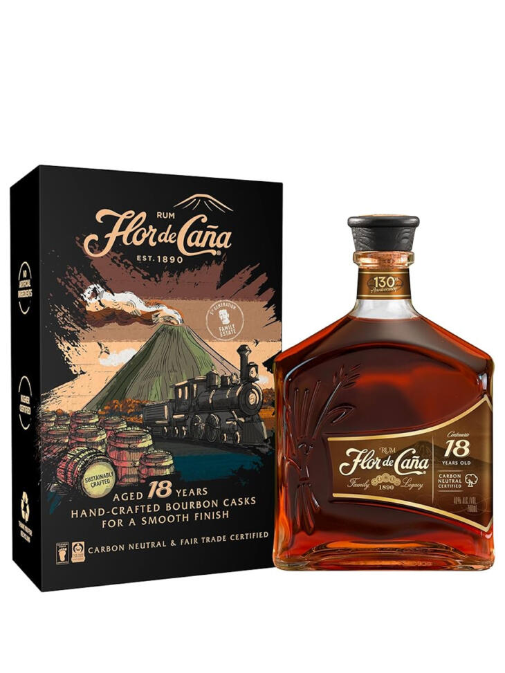 Flor de Cana Centenario 18 Year Old Rum 70cl