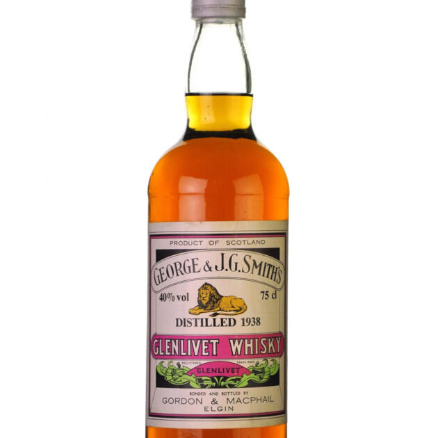 George & J.G. Smith’s Glenlivet 1938 Vintage Gordon & Macphail Speyside Single Malt Scotch Whisky 70cl