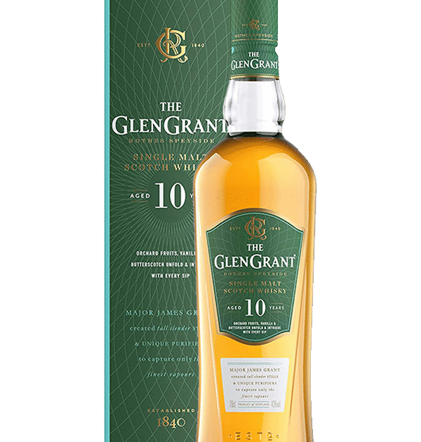 Glen Grant 10 Year Old Speyside Single Malt Scotch Whisky 70cl