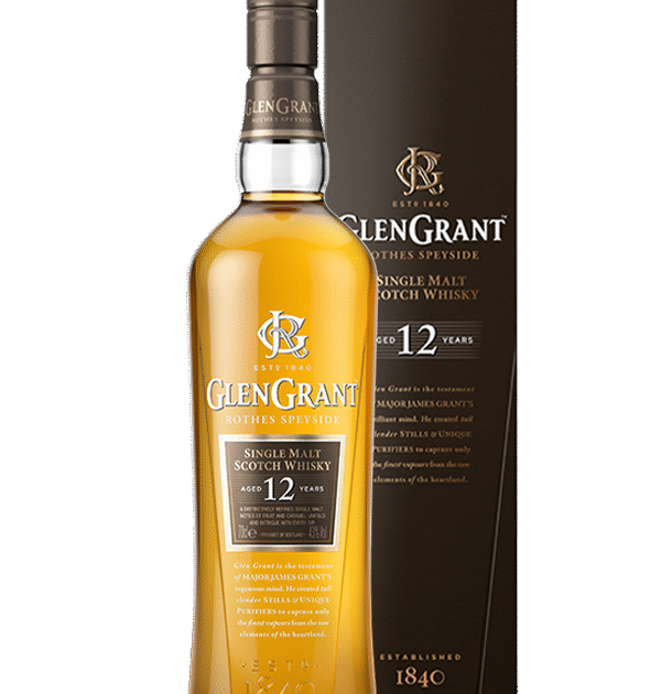 Glen Grant 12 Year Old Speyside Single Malt Scotch Whisky 70cl