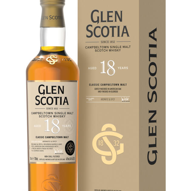 Glen Scotia 18 Year Old Campbeltown Single Malt Scotch Whisky 70cl