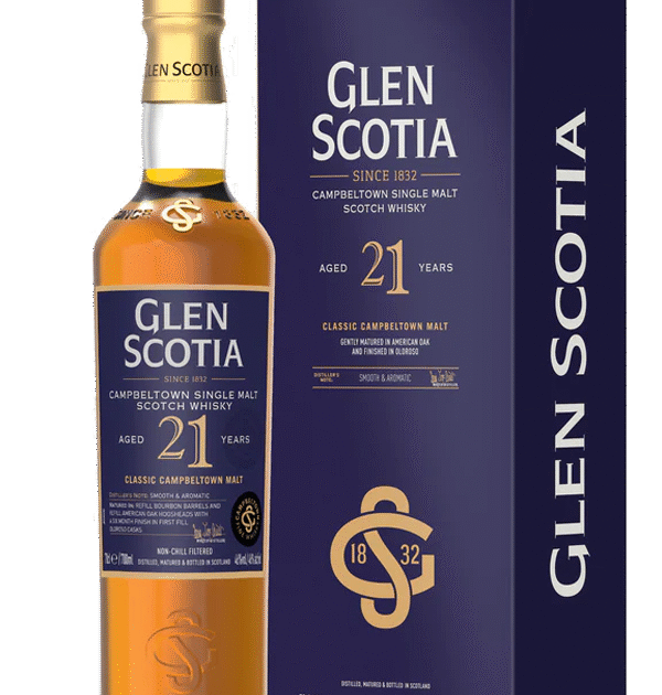 Glen Scotia 21 Year Old Campbeltown Single Malt Scotch Whisky 70cl