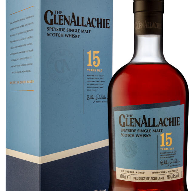 GlenAllachie 15 Year Old Speyside Single Malt Scotch Whisky 70cl