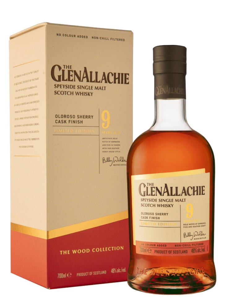 GlenAllachie Sherry Series 2014 Oloroso Speyside Single Malt Scotch Whisky 70cl
