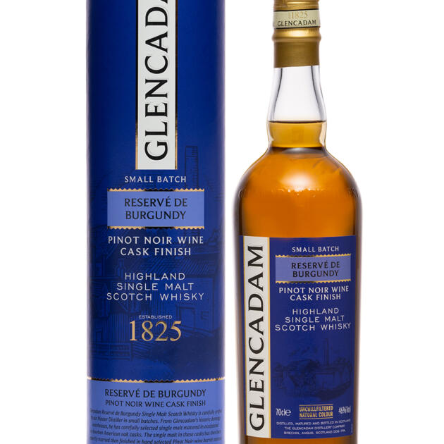 Glencadam Reserve De Burgundy Pinot Noir Small Batch Highland Single Malt Scotch Whisky 70cl