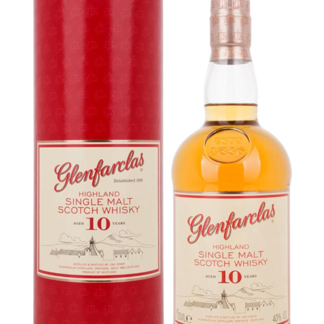 Glenfarclas 10 Year Old Speyside Single Malt Scotch Whisky 70cl