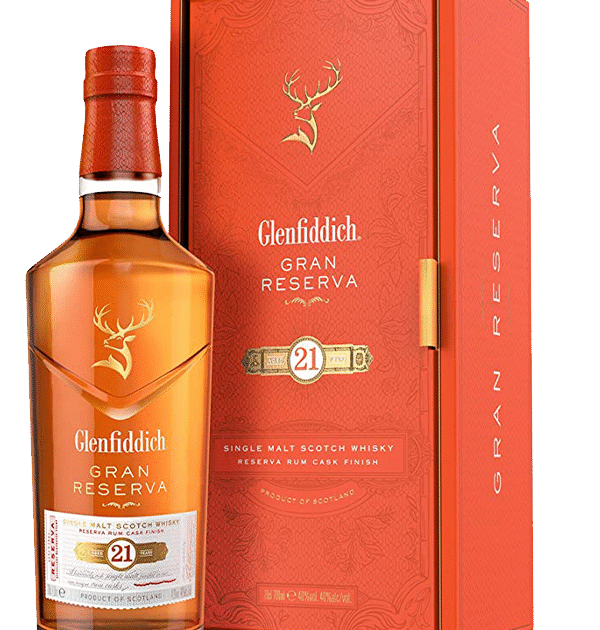 Glenfiddich 21 Year Old Gran Reserva Rum Cask Speyside Single Malt Scotch Whisky 70cl