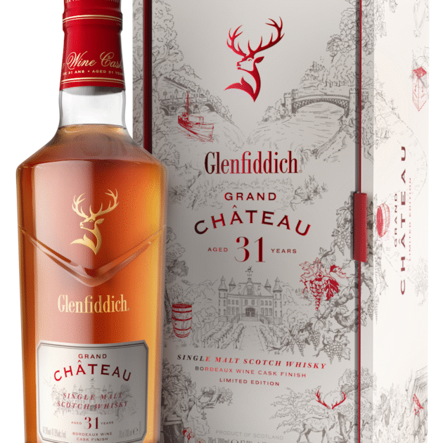 Glenfiddich Grand Chateau 31 Year Old Bordeaux Wine Cask Limited Edition Speyside Single Malt Scotch Whisky 70cl
