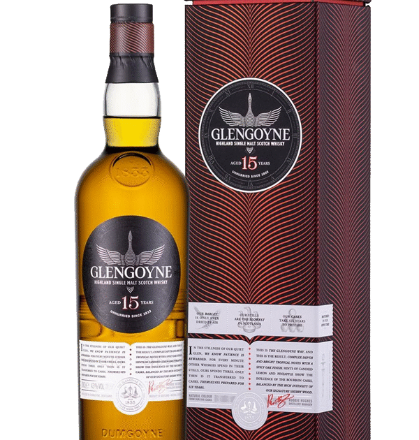 Glengoyne 15 Year Old Highland Single Malt Scotch Whisky 70cl
