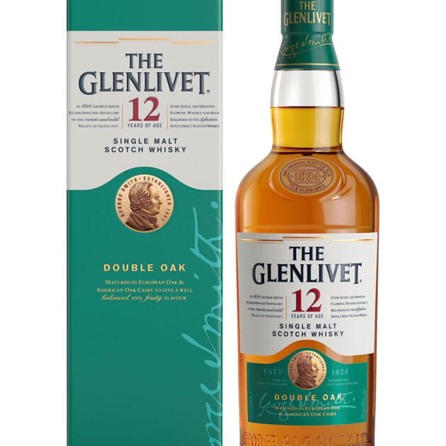 Glenlivet 12 Year Old Speyside Single Malt Scotch Whisky 70cl