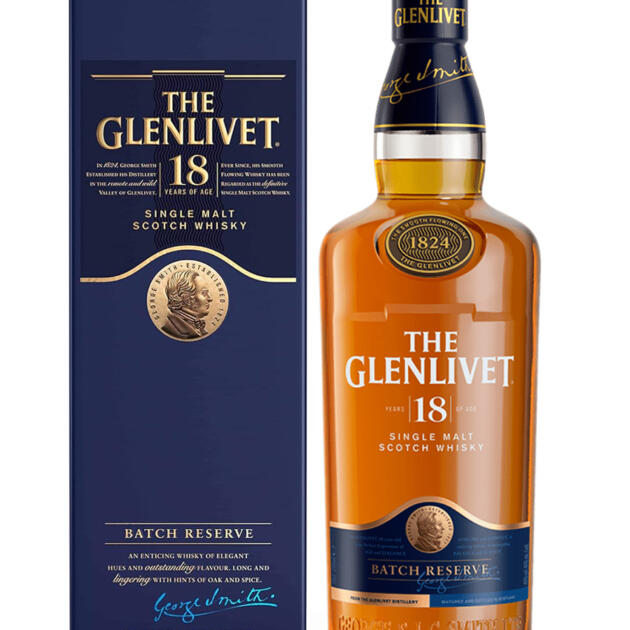 Glenlivet 18 Year Old Batch Reserve Speyside Single Malt Scotch Whisky 70cl