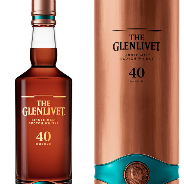 The Glenlivet 40 Year Old Speyside Single Malt Scotch Whisky 70cl