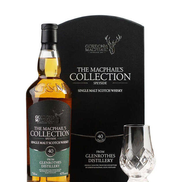 Glenrothes 40 Year Old Gordon & Macphail Speyside Single Malt Scotch Whisky 70cl