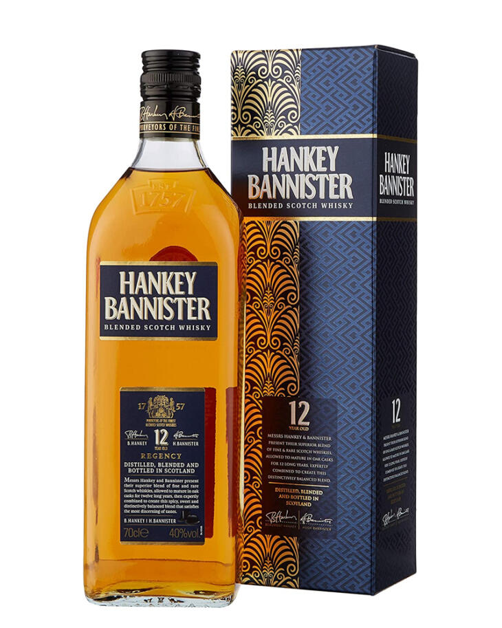 Hankey Bannister 12 Year Old Regency Blended Scotch Whisky 70cl