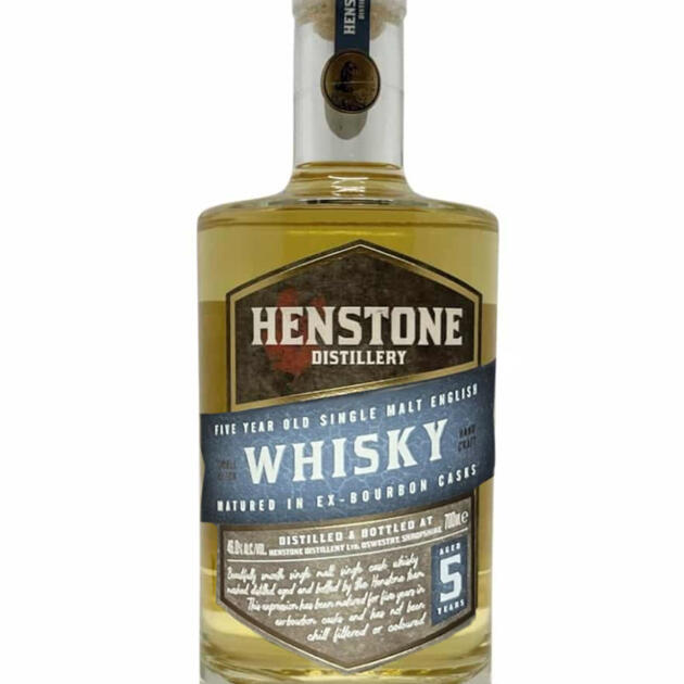 Henstone Distillery 5 Year Old Ex-Bourbon Cask English Single Malt Whisky 70cl