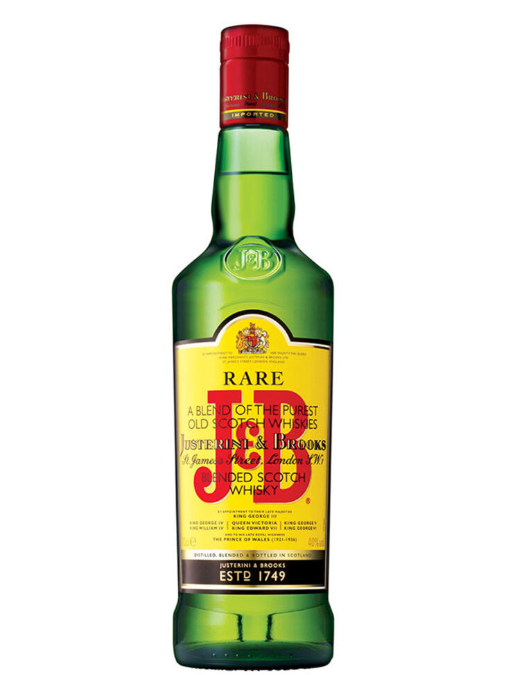 J&B Rare Blended Scotch Whisky 70cl