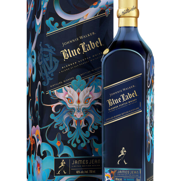 Johnnie Walker Blue Label x James Jean Chinese New Year Dragon Blended Scotch Whisky 70cl
