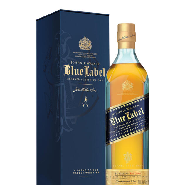 Johnnie Walker Blue Label Blended Scotch Whisky Small Bottle 20cl
