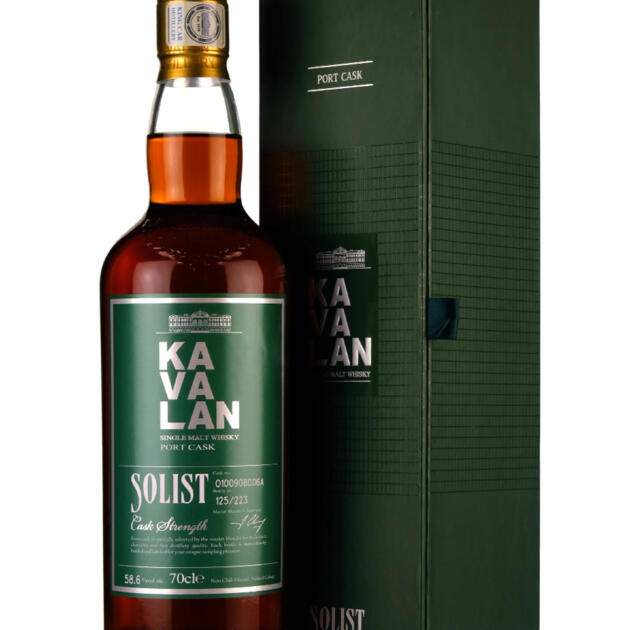 Kavalan Solist Port Cask Taiwanese Single Malt Whisky 70cl