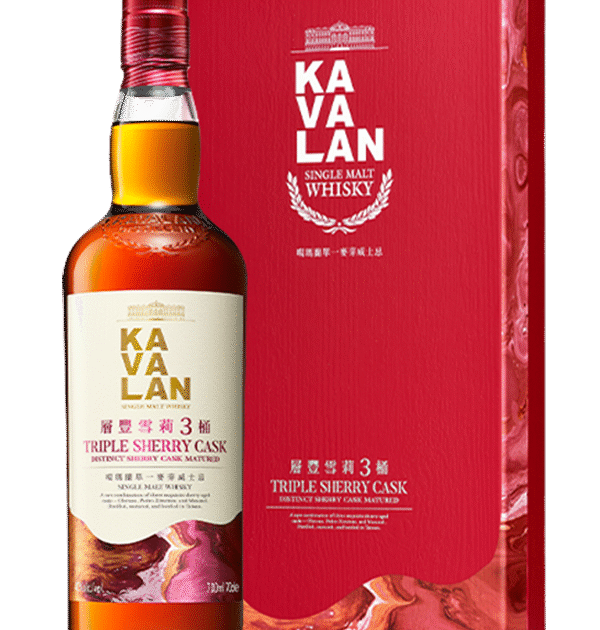 Kavalan Triple Sherry Cask Taiwanese Single Malt Whisky 70cl
