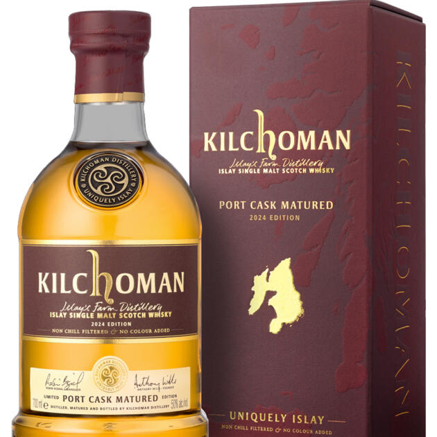 Kilchoman Port Cask 2024 Release Limited Edition Islay Single Malt Scotch Whisky 70cl