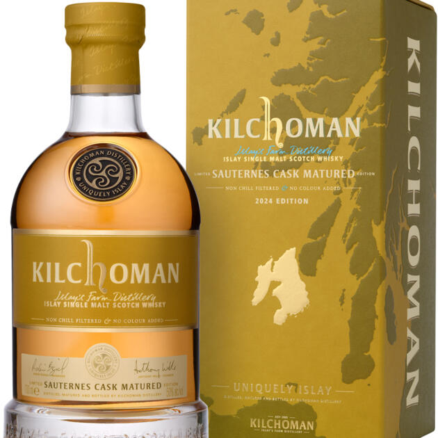 Kilchoman Sauternes Cask 2024 Release Islay Single Malt Scotch Whisky 70cl